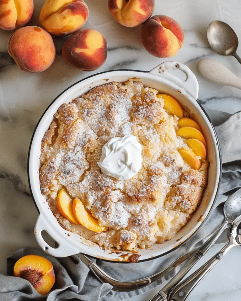 Peach Cobbler Dump Cake