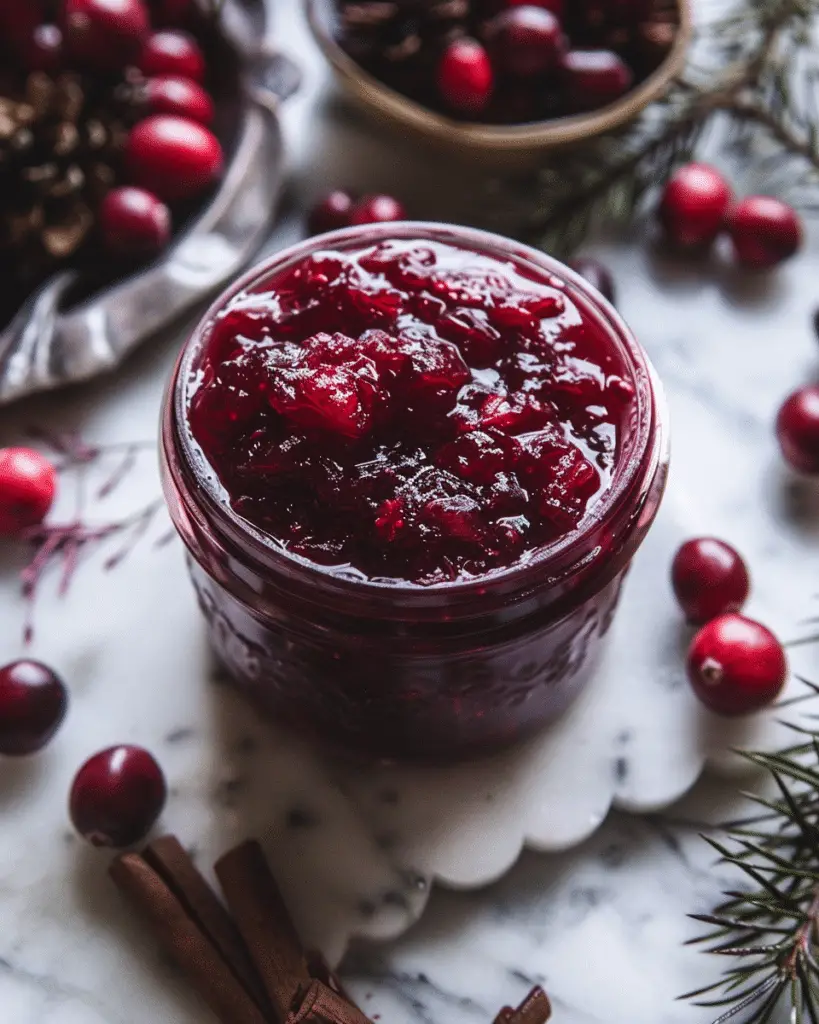 Homemade Cranberry Sauce