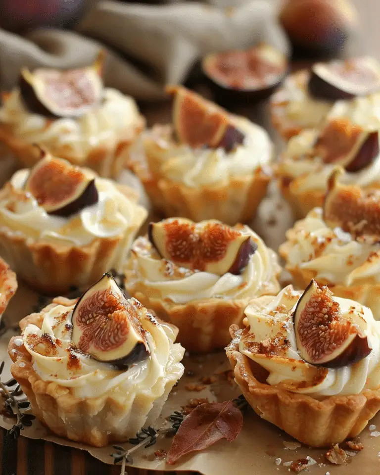 Roasted Fig Tartlet Appetizers
