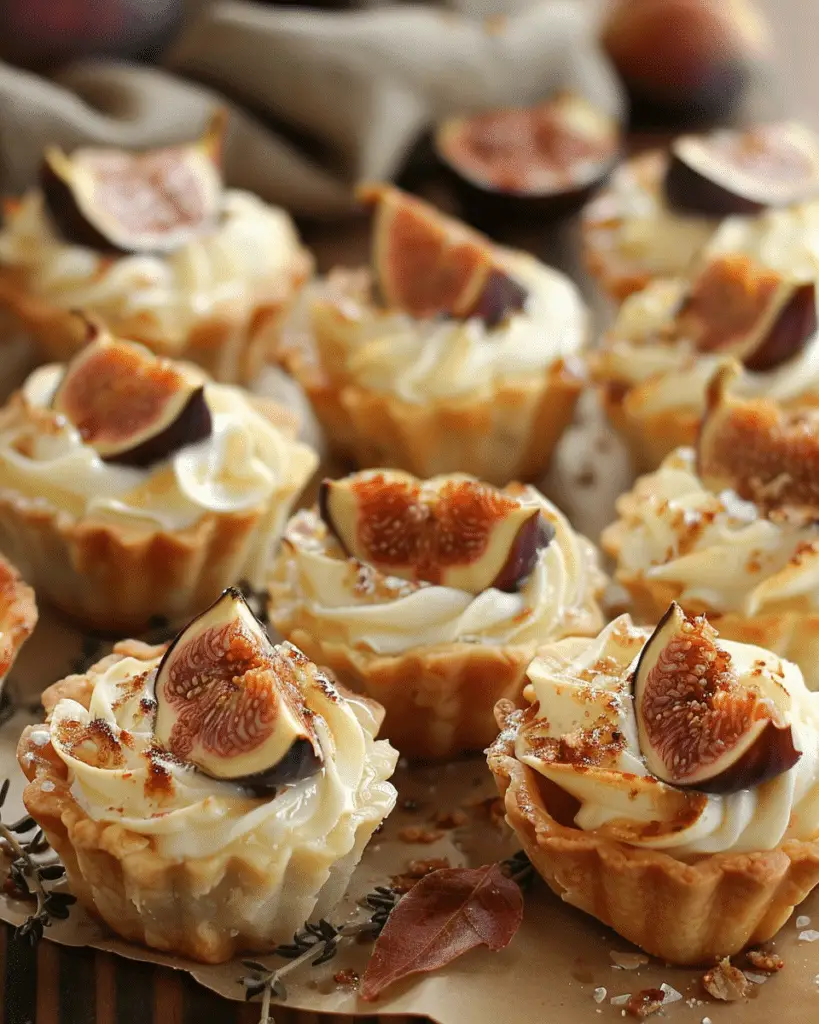 Roasted Fig Tartlet Appetizers