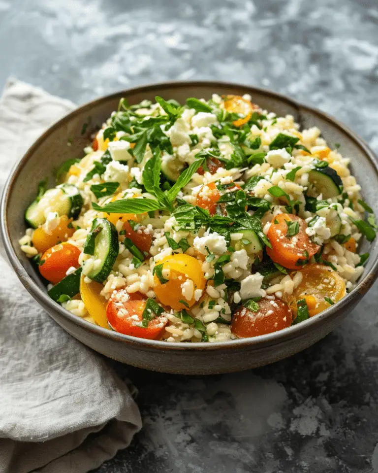 Greek-Style Vegetable Risotto
