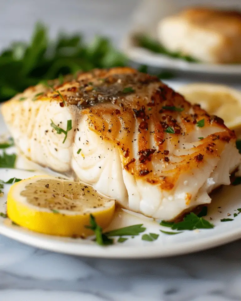 Baked Chilean Sea Bass