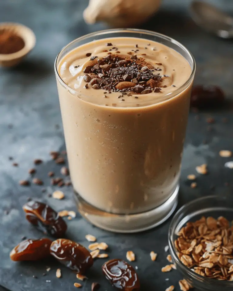 Tahini Date Smoothie