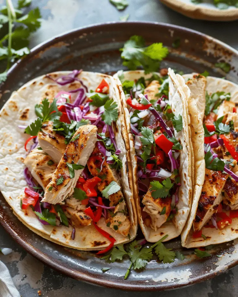 Marry Me Chicken Tacos