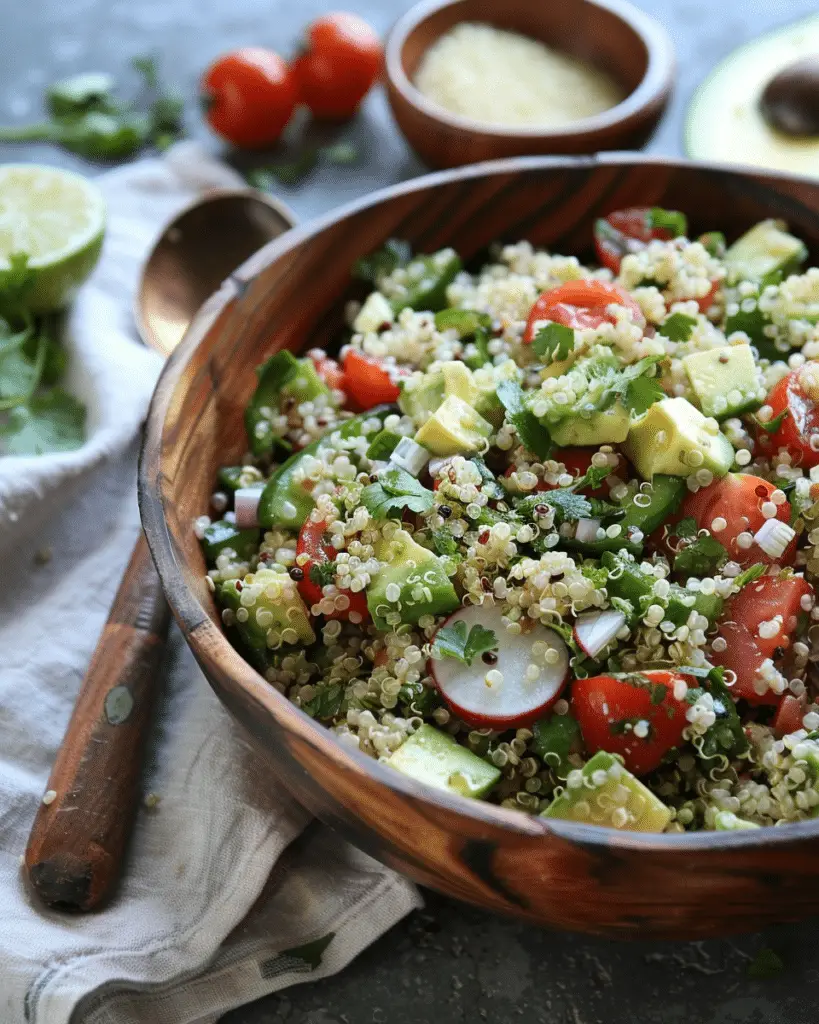 The Jennifer Aniston Salad: Fresh Gluten-Free Quinoa Salad