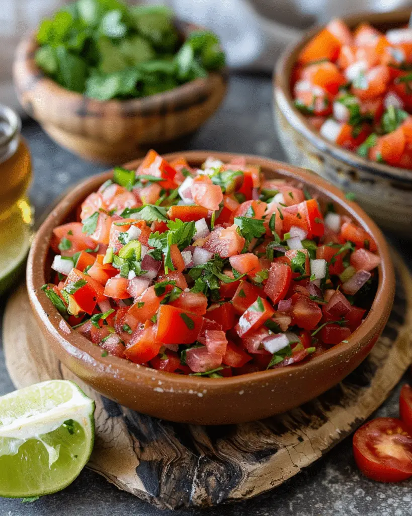 Homemade Pico de Gallo