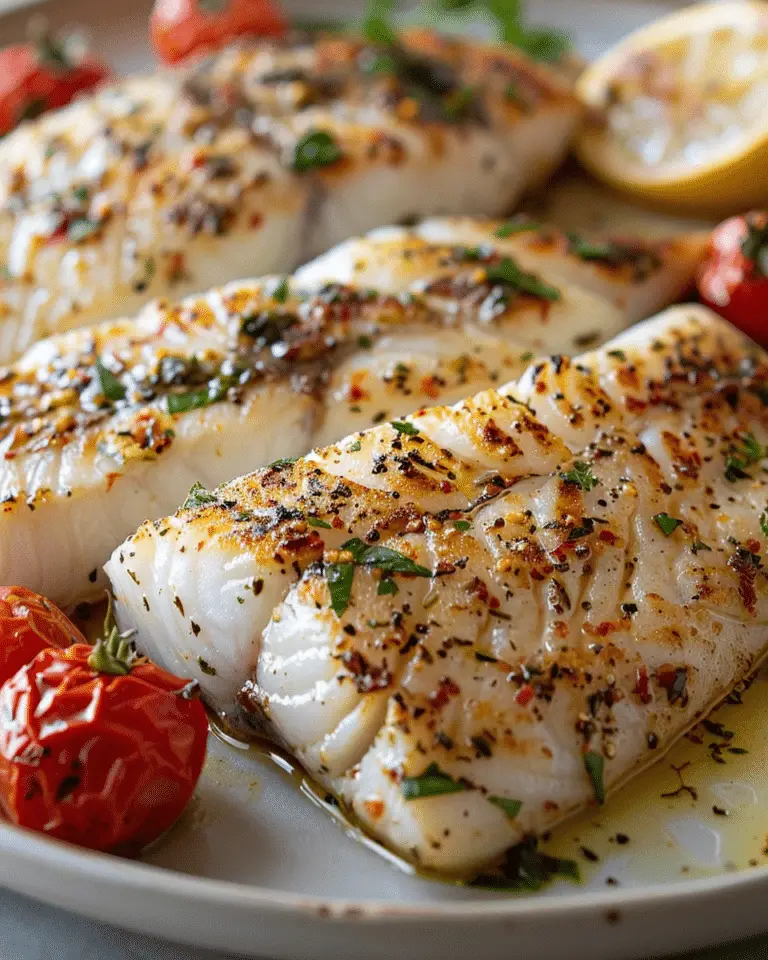 Mediterranean Herbed Sea Bass