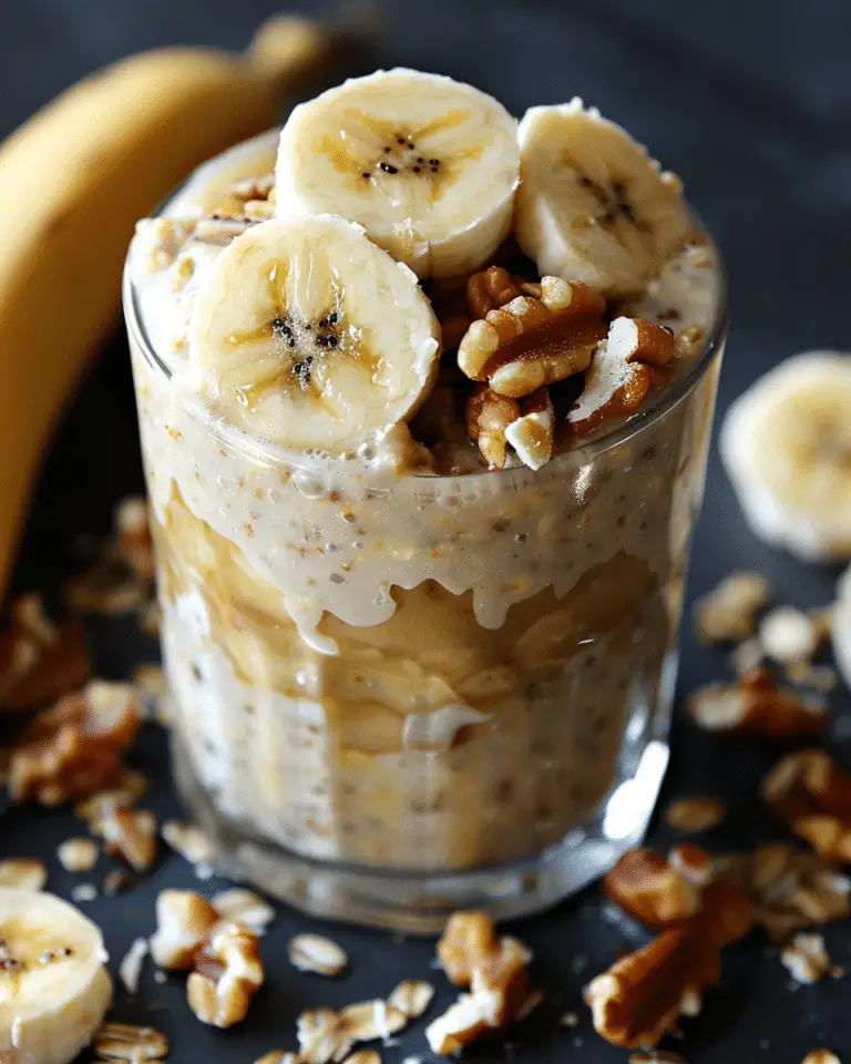 Banana Bread Overnight Oats