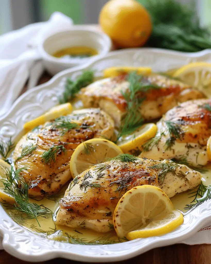 Lemon Dill Chicken