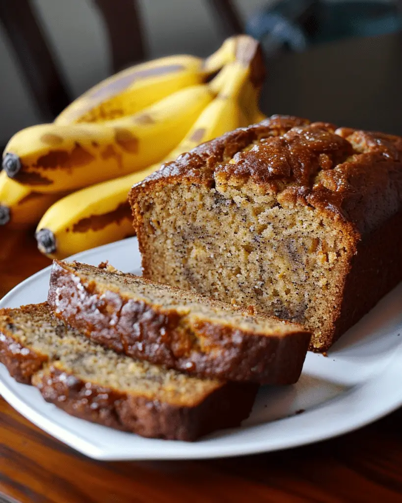 Banana Bread with Caramelized Bananas