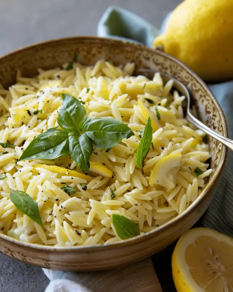 Lemon Orzo Recipe