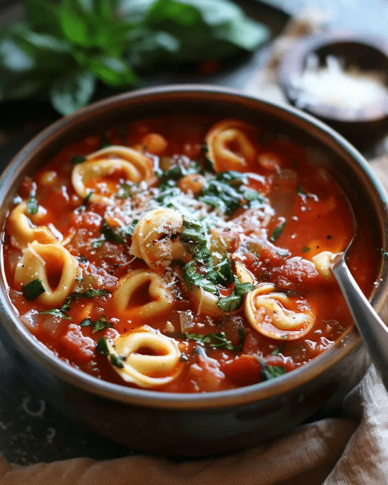 Tomato Tortellini Soup Recipe