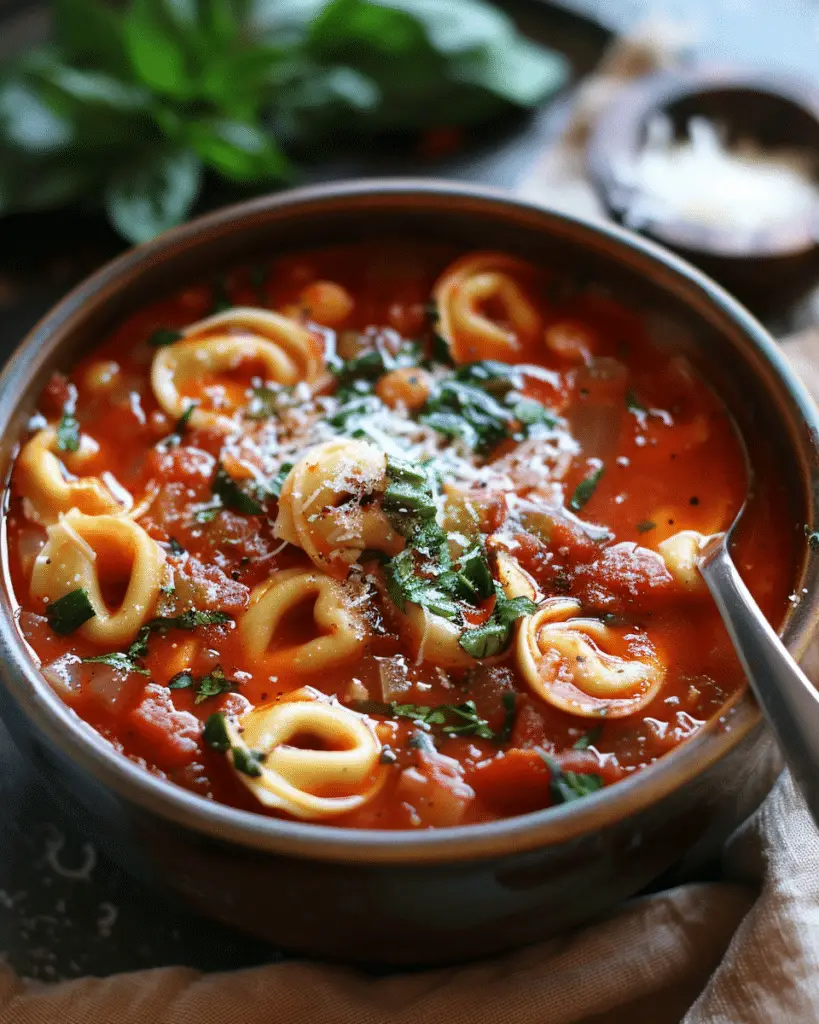 Tomato Tortellini Soup Recipe