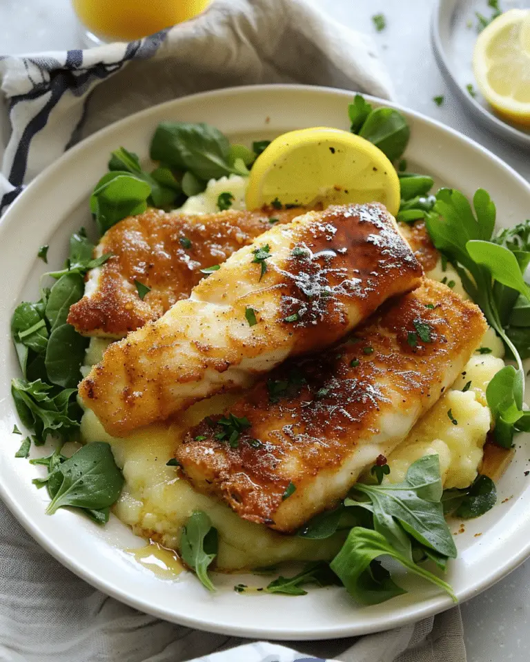 Crispy Pan-Fried Walleye with Hot Honey