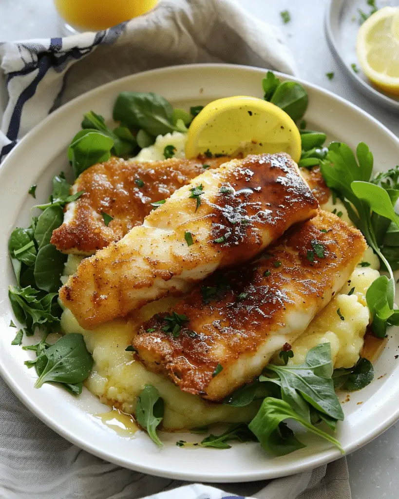 Crispy Pan-Fried Walleye with Hot Honey