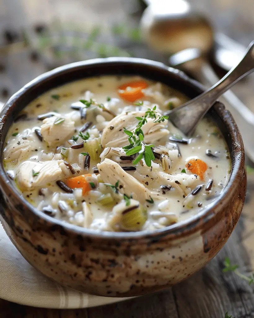 Creamy Chicken & Wild Rice Soup