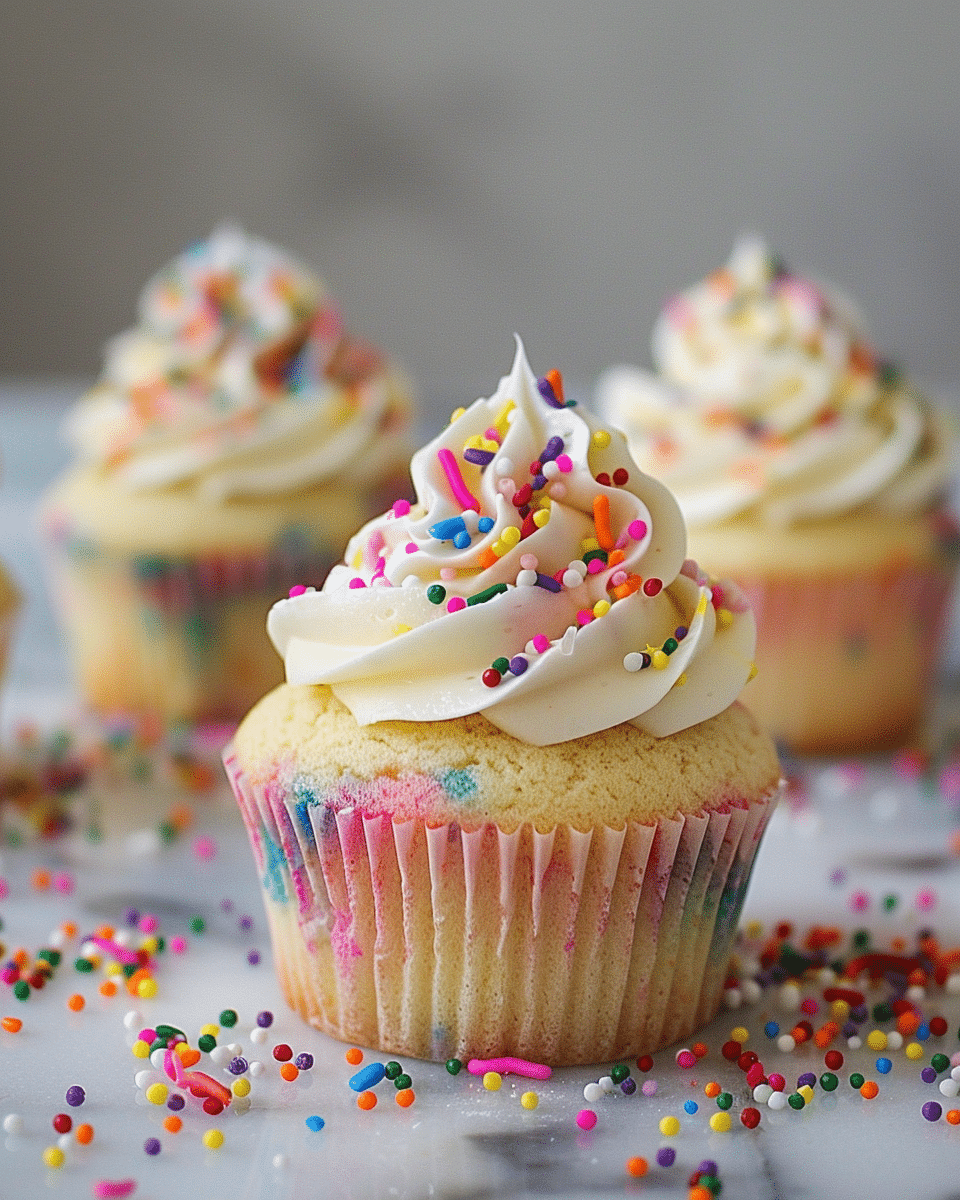 Gluten Free Funfetti Cupcakes