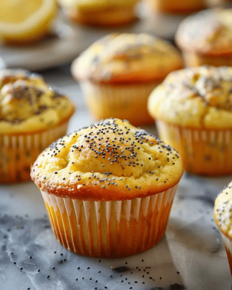 Bakery-Style Lemon Poppy Seed Muffins