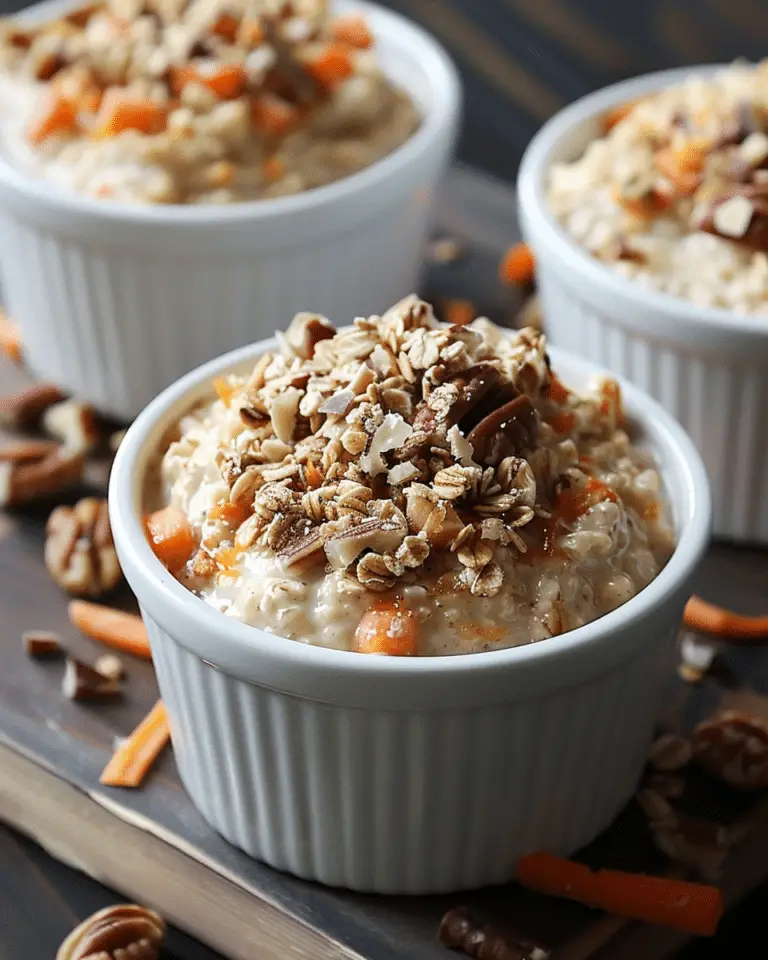 Best  Carrot Cake Overnight Oats Recipe