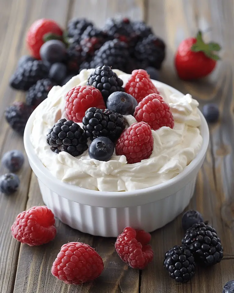High Protein Yogurt Fruit Dip