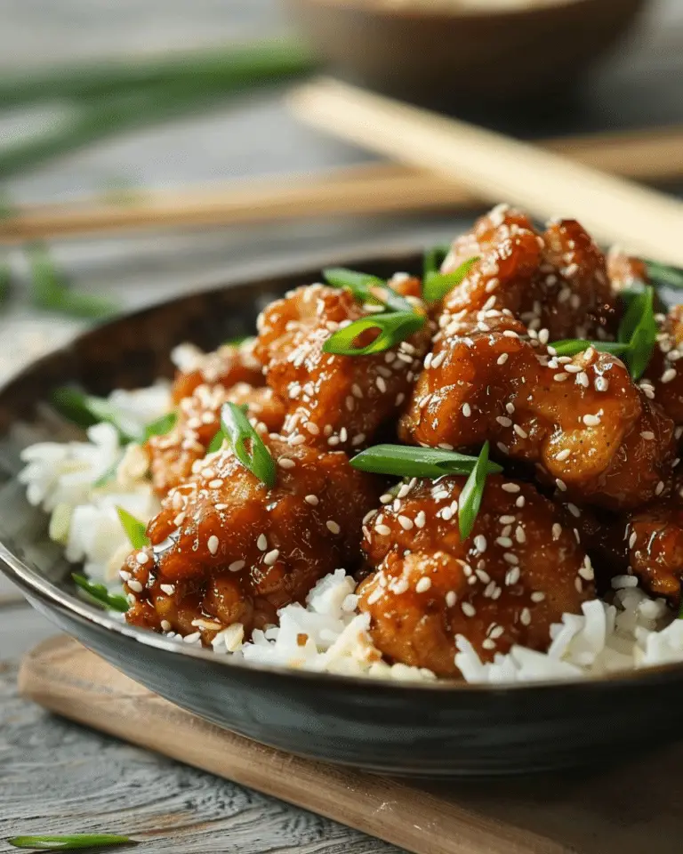 Crispy Sesame Chicken with a Sticky Asian Sauce