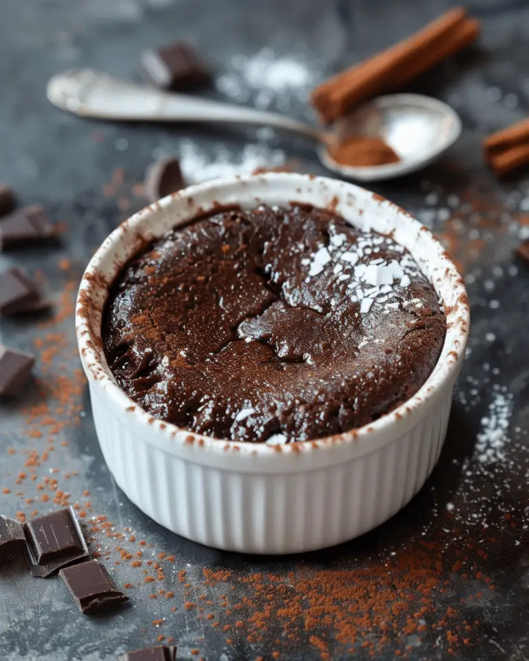 Chocolate and Pumpkin Self Saucing Pudding