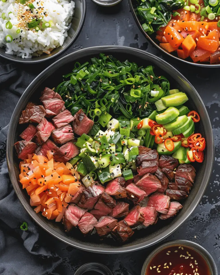 Easy Japanese Steak Bowls