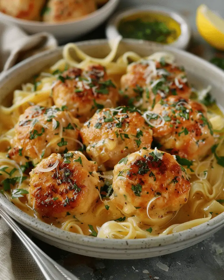Chicken Piccata Meatballs Recipe