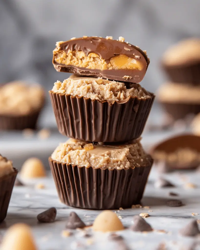 Healthy 4 Ingredient Reese’s Eggs