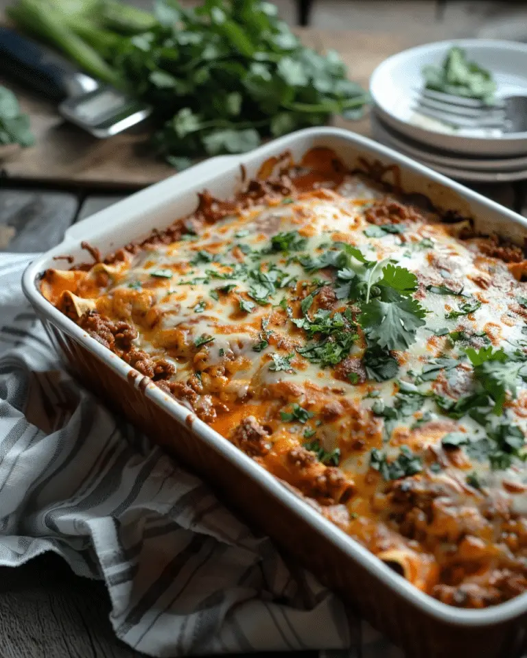 Best  Beef Enchilada Casserole