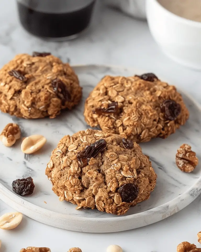Soft and Chewy Oat Breakfast Cookies (Vegan)
