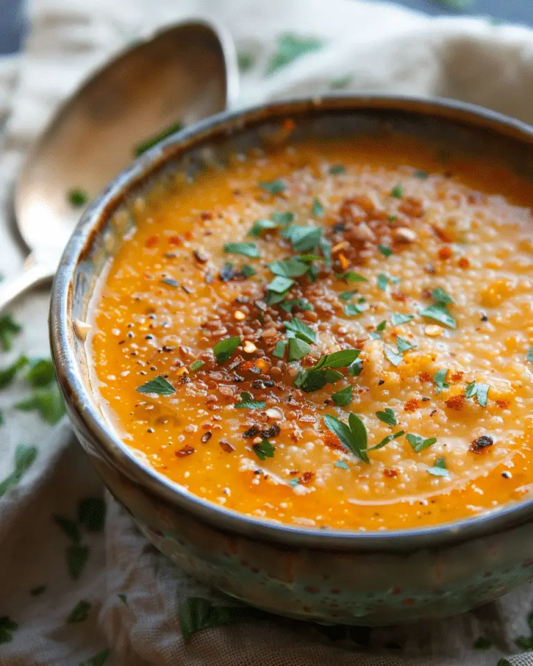 Armenian Apricot Red Lentil Soup