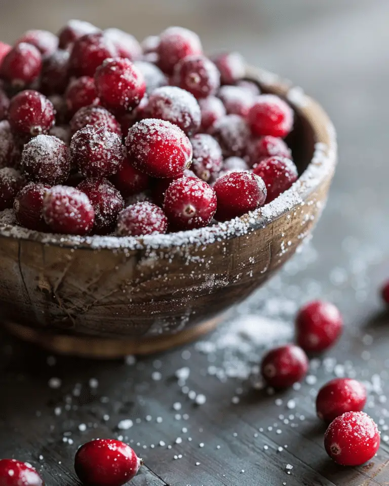 Sugared Cranberries