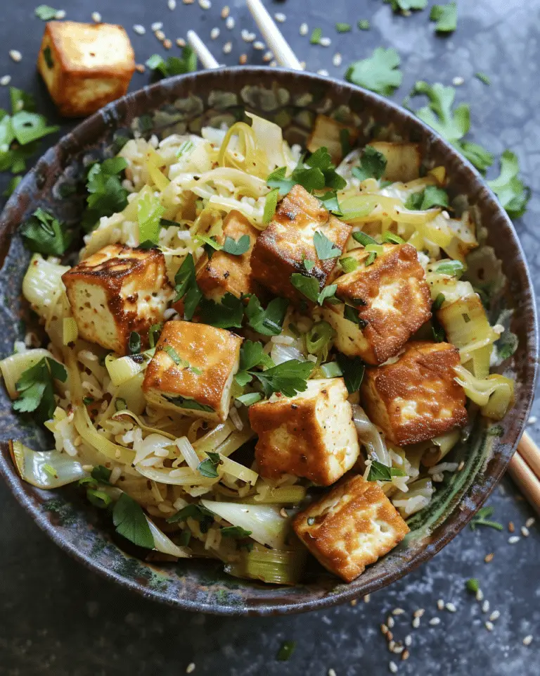Easy Vegan Leek and Tofu Recipe
