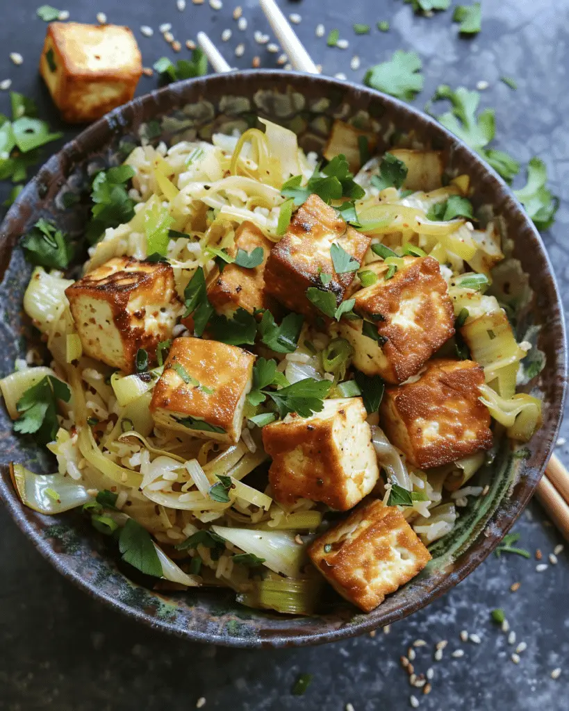 Easy Vegan Leek and Tofu Recipe