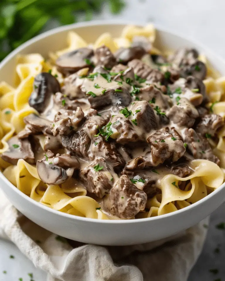 Crockpot Beef Stroganoff Recipe