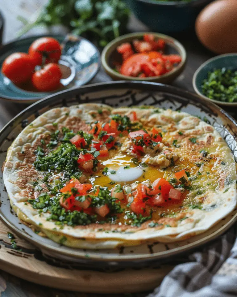 Arabic Pita Omelet