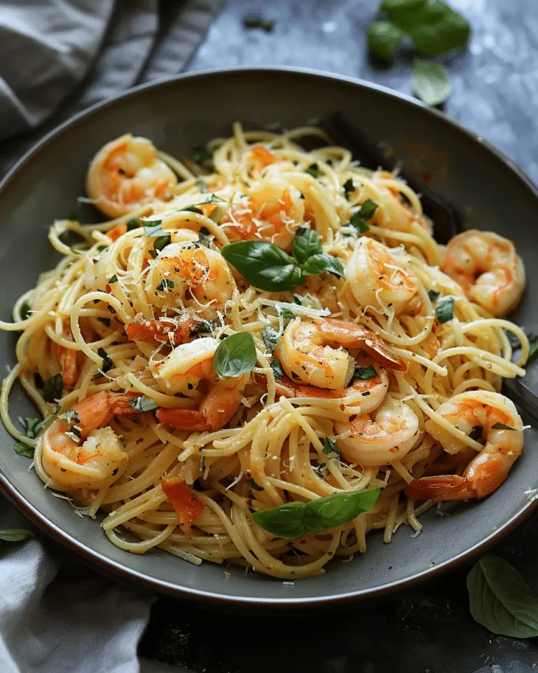 Coconut Shrimp Pasta