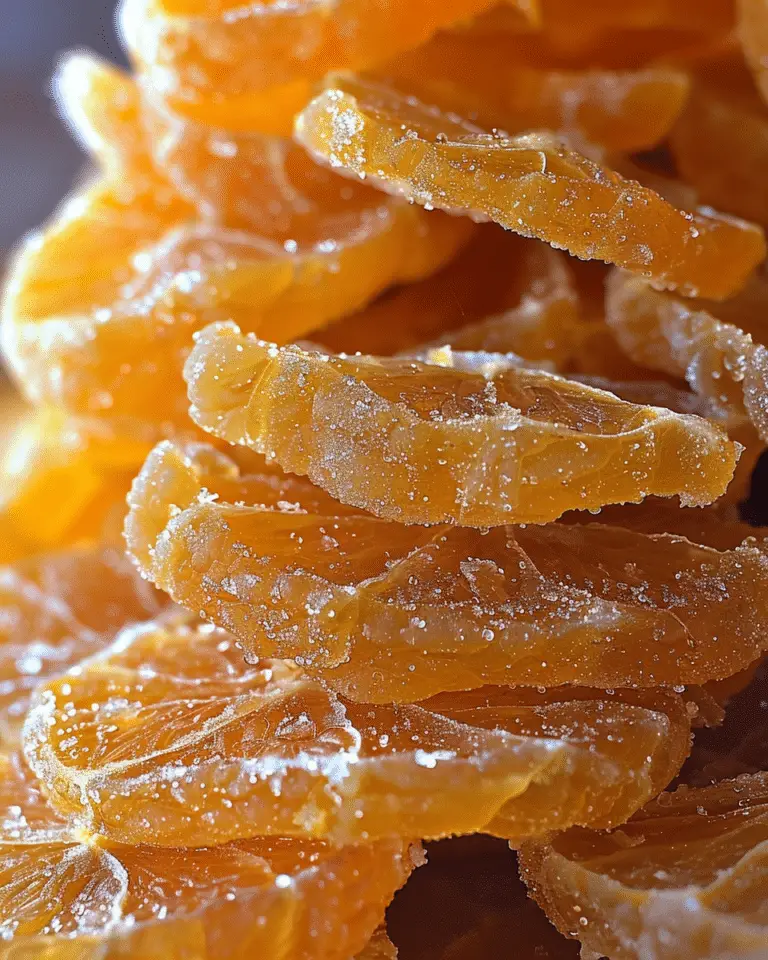 Easy Candied Orange Peel Recipe
