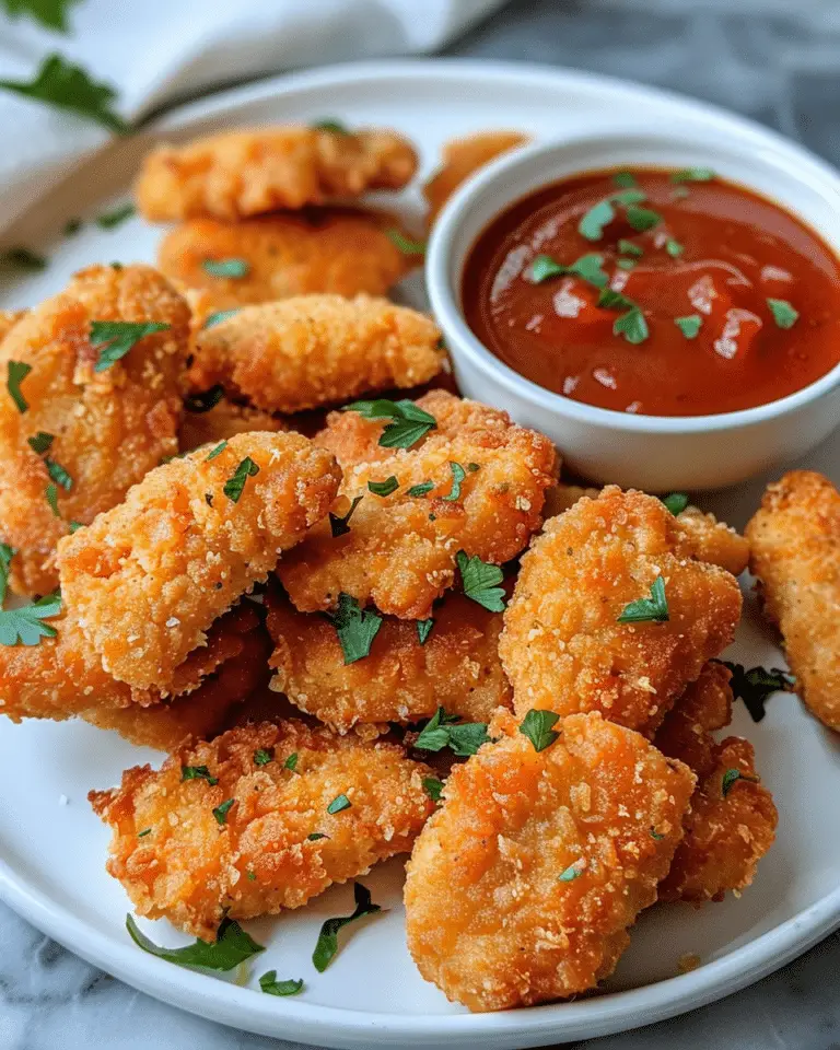 Crispy Gluten-Free Vegan Chicken Nuggets (Air Fryer or Oven)
