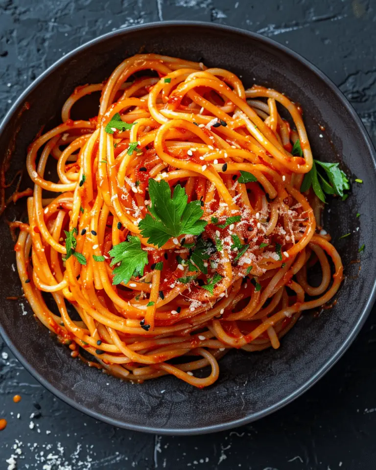 Spicy Creamy Gochujang Butter Pasta