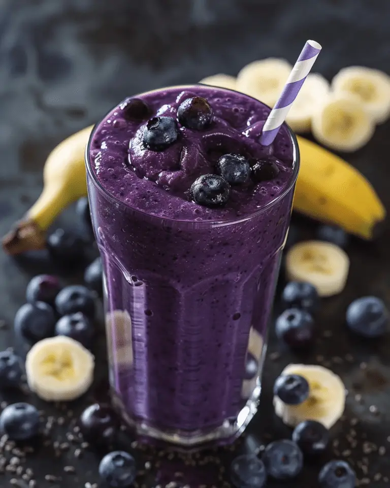 Blueberry Banana Smoothie