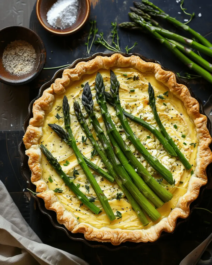 Asparagus and Goat Cheese Tart