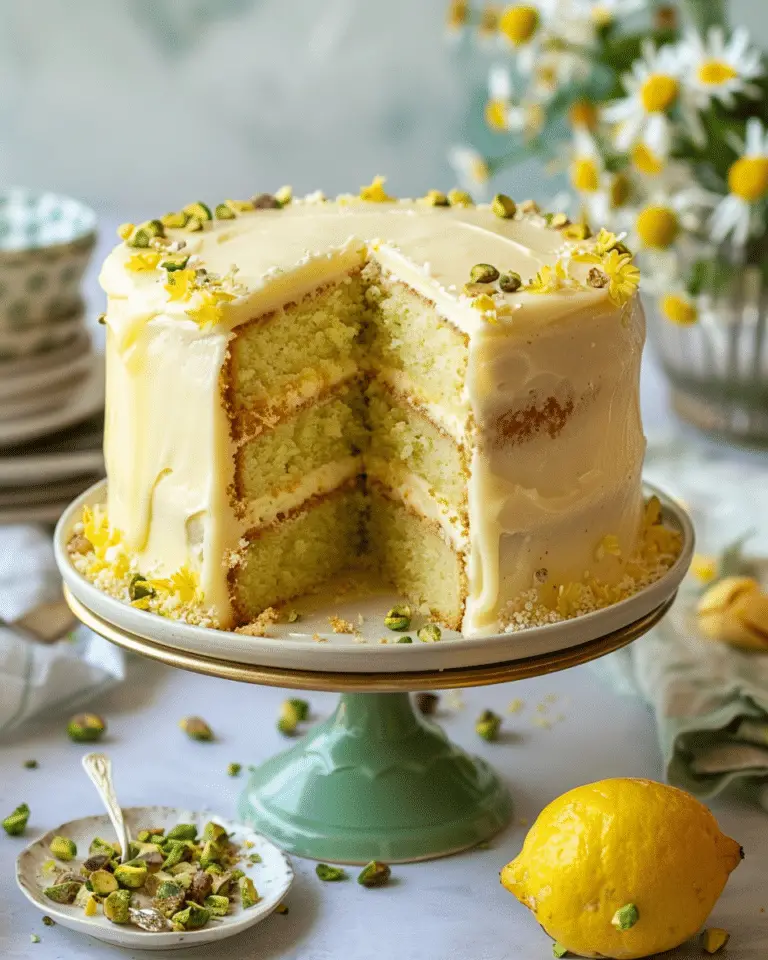 Lemon Pistachio Cake