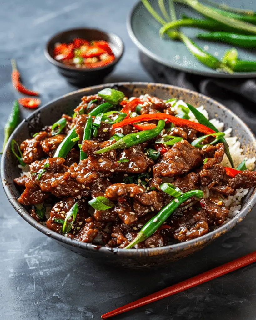 Crispy Chilli Beef
