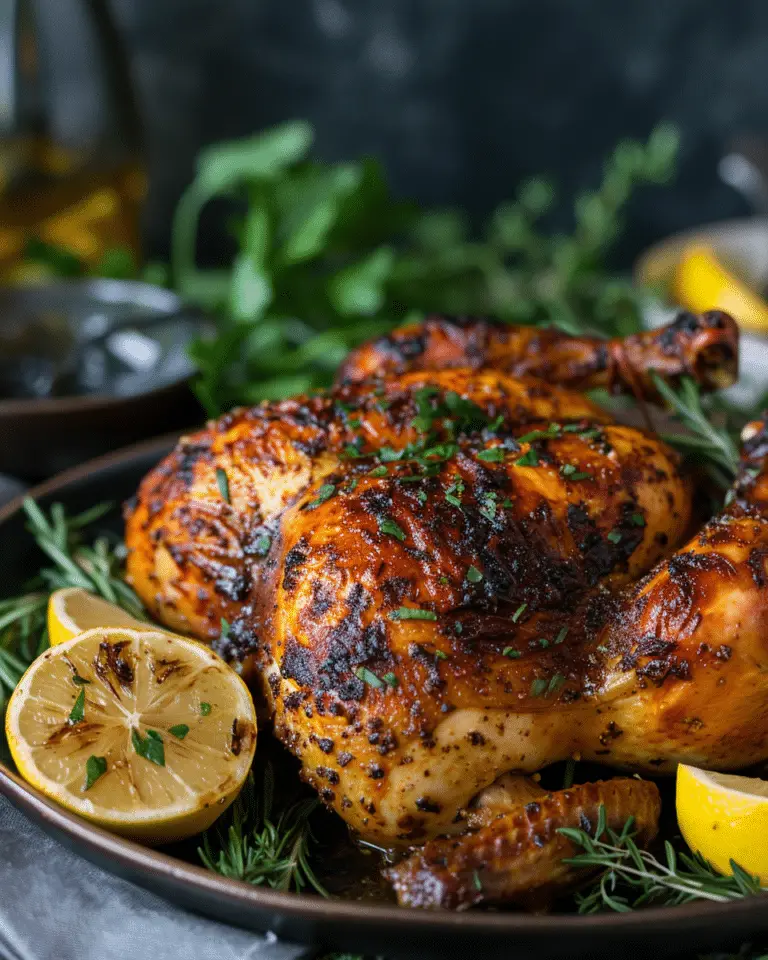 Spatchcock Chicken (Crispy & Juicy!)
