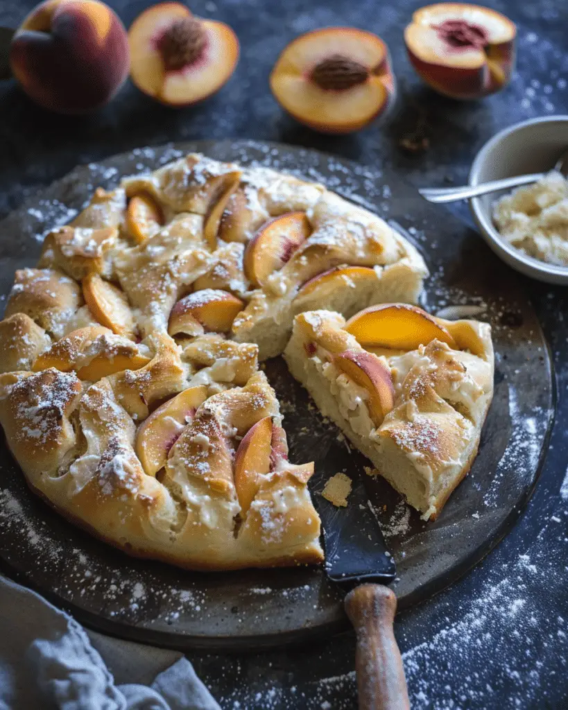 Peach Focaccia Recipe