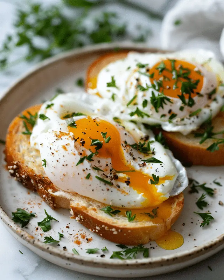 Air Fryer Poached Eggs