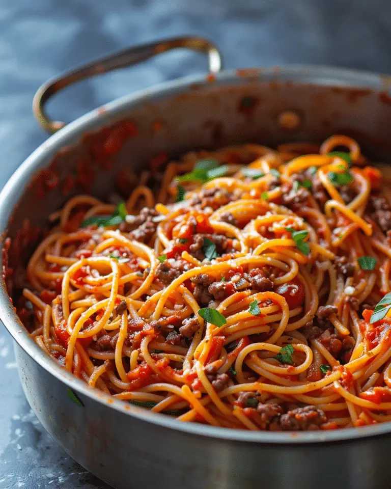 One Pot Spaghetti