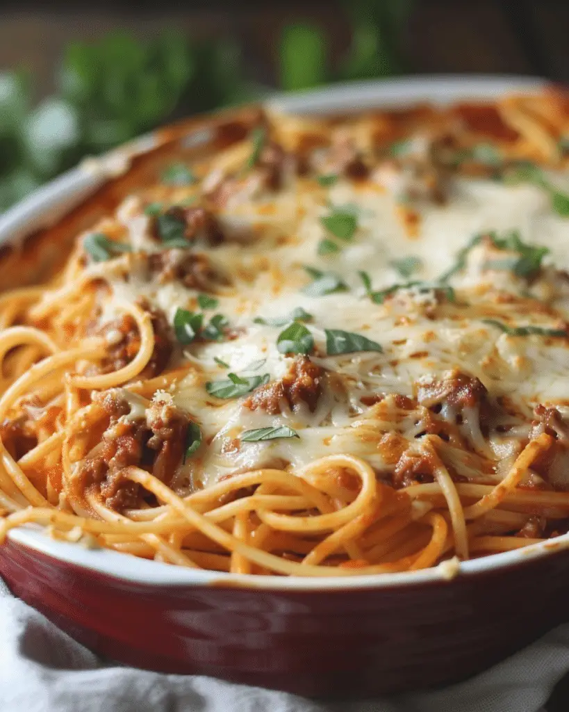 Million Dollar Baked Spaghetti